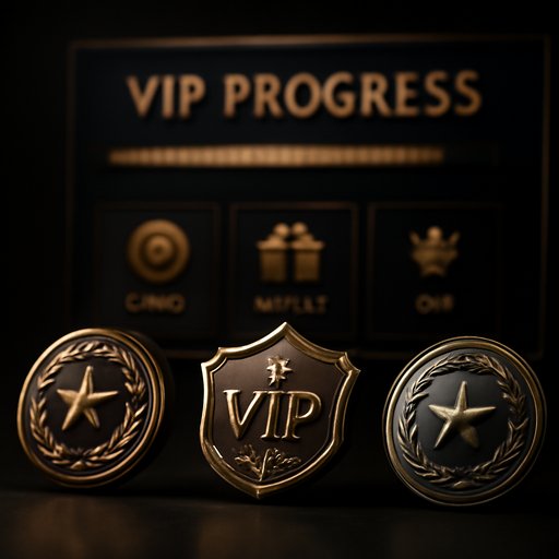 k7777 VIP dashboard with reward badges