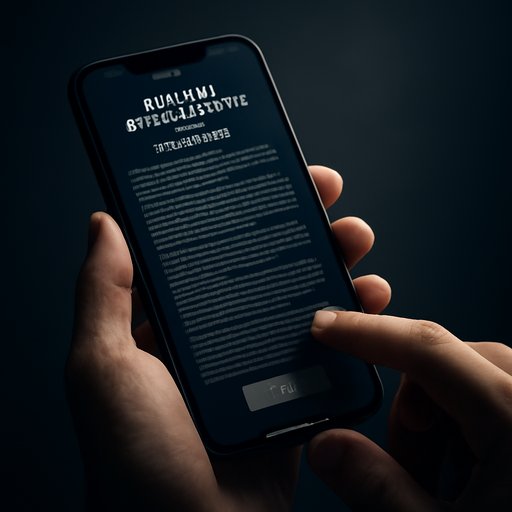 Notifications view phone